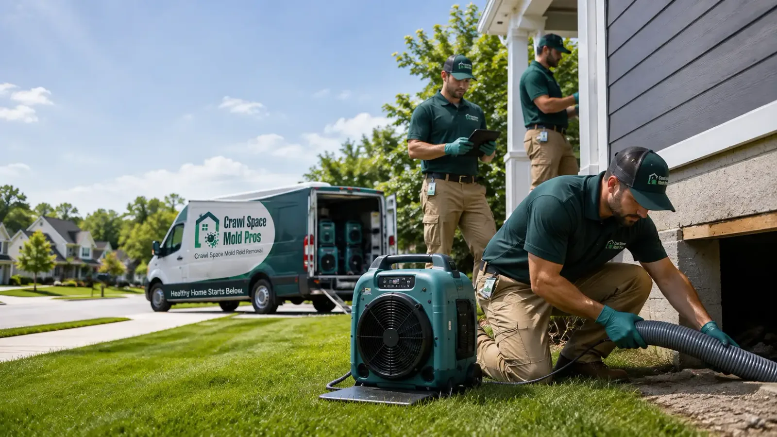 Crawl Space Mold Removal in Homer, IL